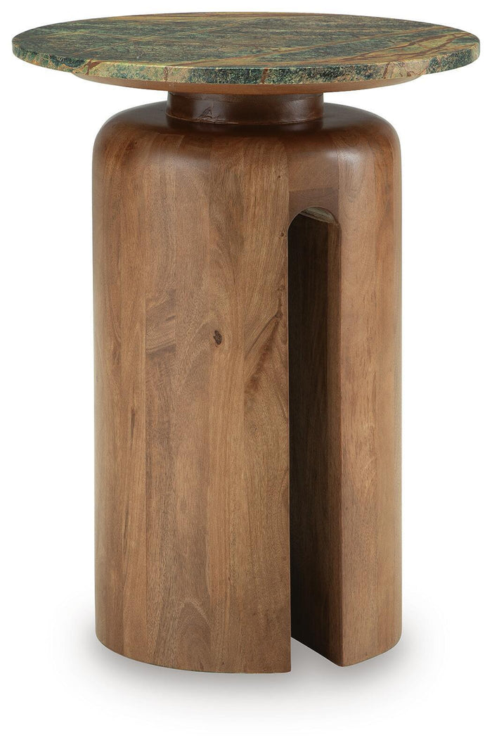 Caplow - Accent Table - Brown / Green image 1