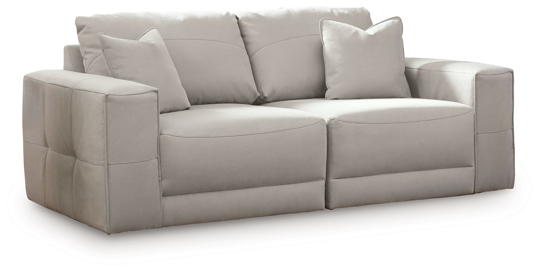 Gray / 2 Pc. Sectional Loveseat