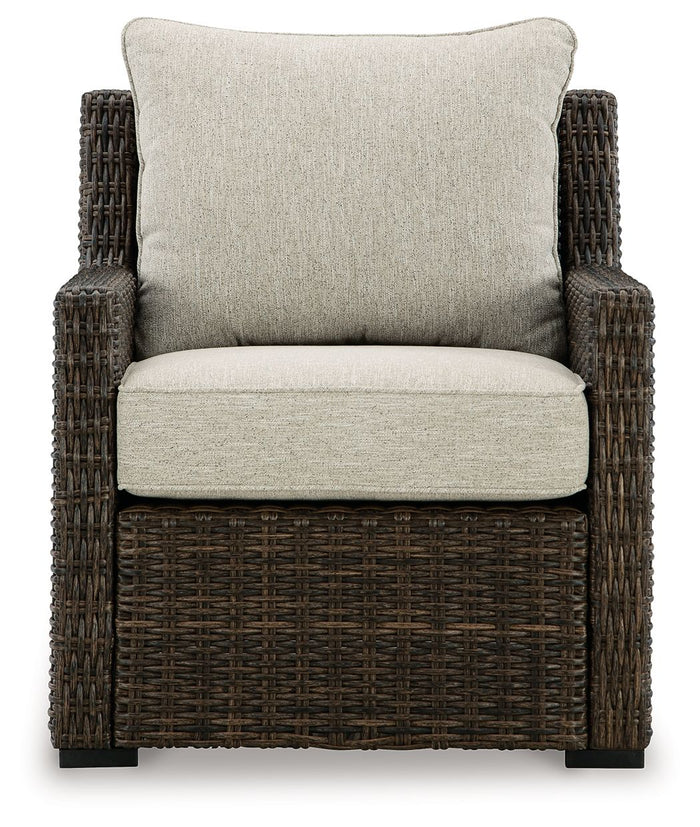 Brook Ranch - Lounge Chair With Cushion - Brown image 3