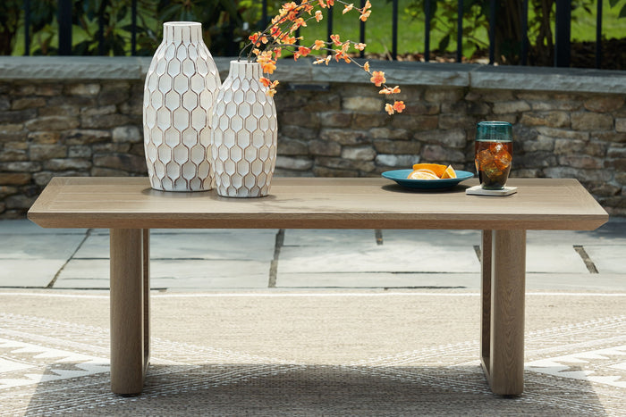 Serene Bay - Rectangular Cocktail Table - Dark Brown image 4
