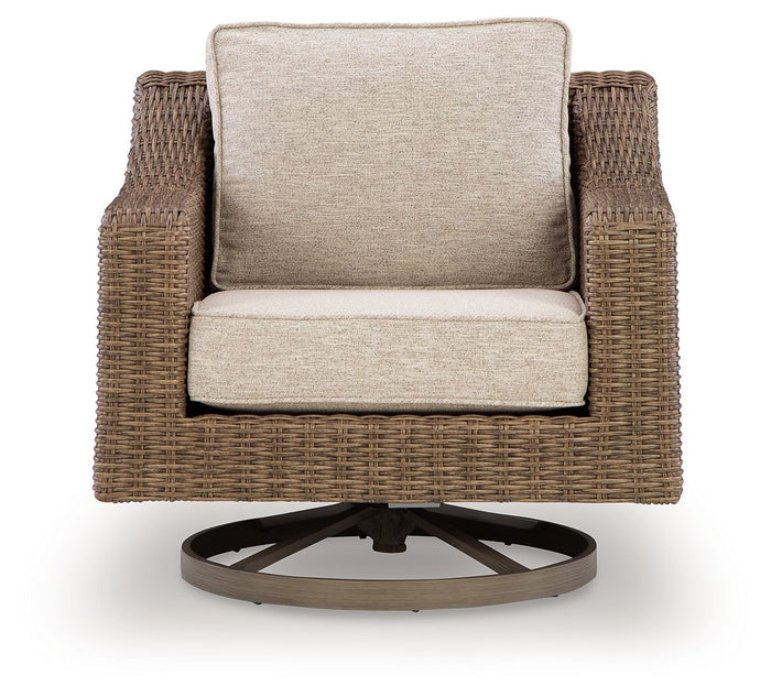 Laguna Heights - Swivel Lounge With Cushion - Beige image 3