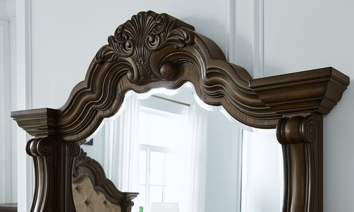 Maylee - Dresser And Mirror - Dark Brown image 4