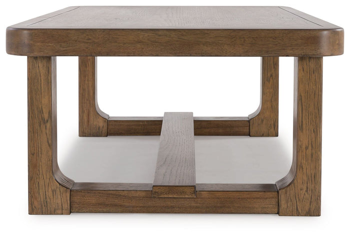 Cabalynn - Rectangular Cocktail Table - Light Brown image 4