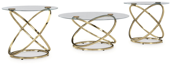 Crimonti - Occasional Table Set (Set of 3) - Champagne image 1