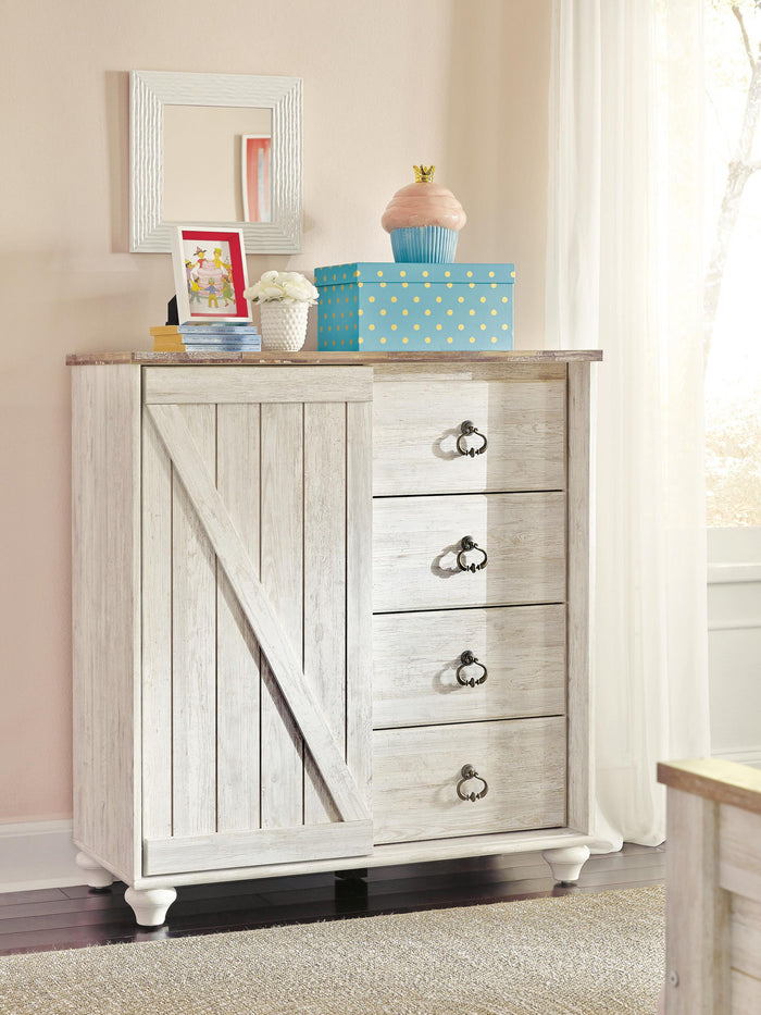 Willowton - Dressing Chest - Whitewash image 4