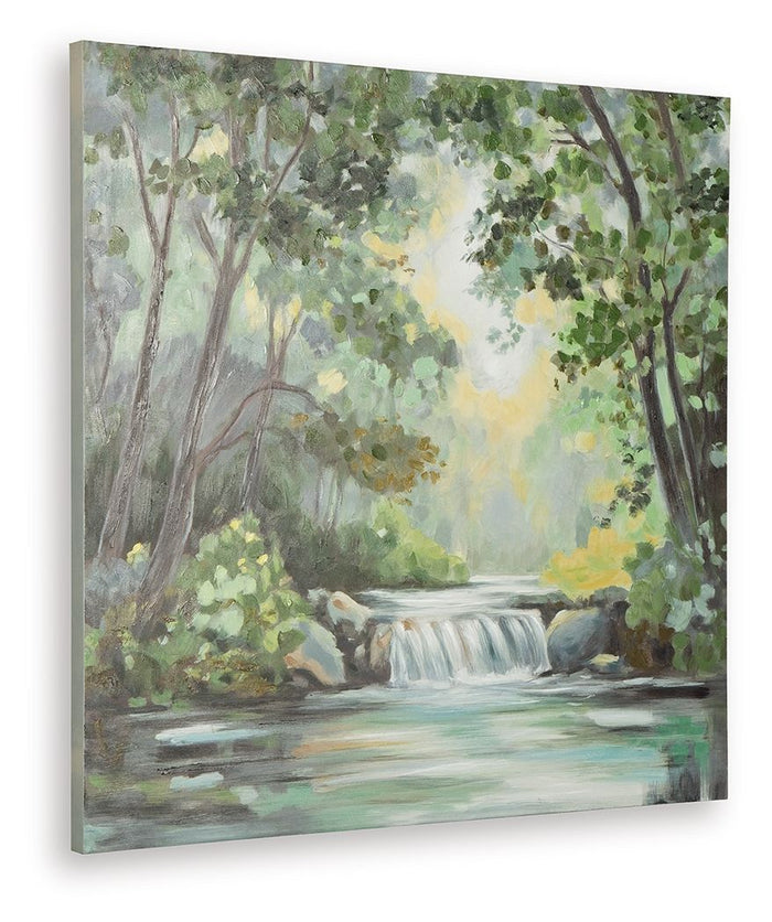 Evermaddick - Wall Art - Green / Gray / White image 4