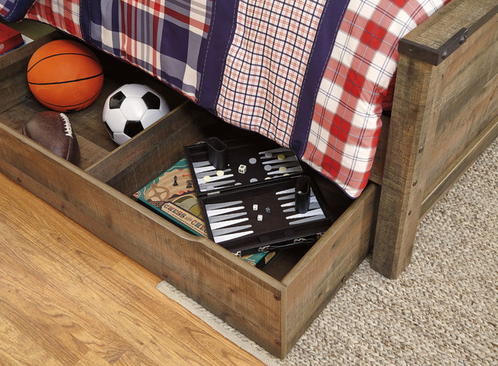 Trinell - Bookcase Storage Bed image 6