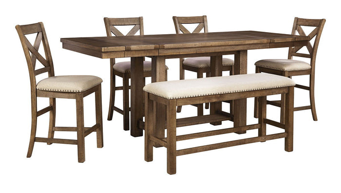Moriville - Rectangular Dining Table Set - Counter Height image 1