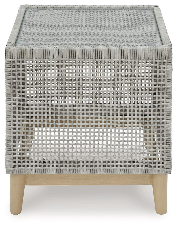 Seton Creek - Square End Table - Gray image 3