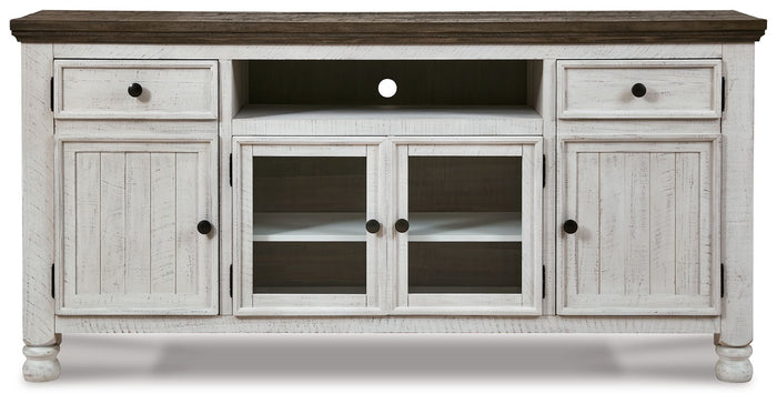 Havalance - Extra Large TV Stand - 4 Doors - Brown / Beige image 3
