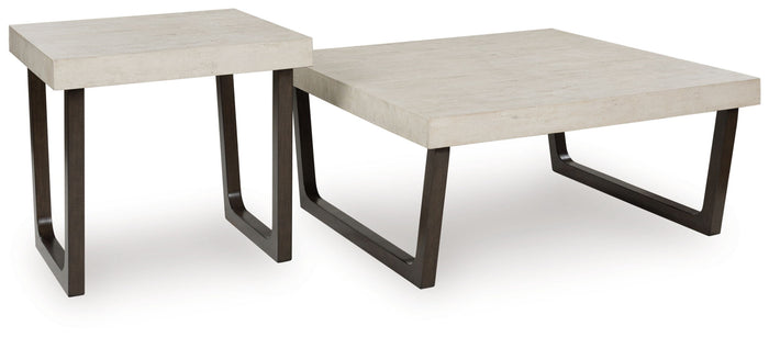 Westenfort - Occasional Table Set (Set of 2) - Espresso / Gray image 1