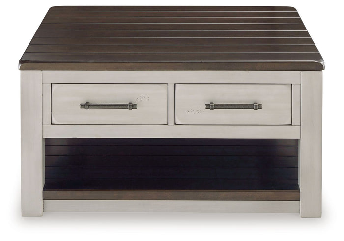 Darborn - Lift Top Cocktail Table - Gray / Brown image 3