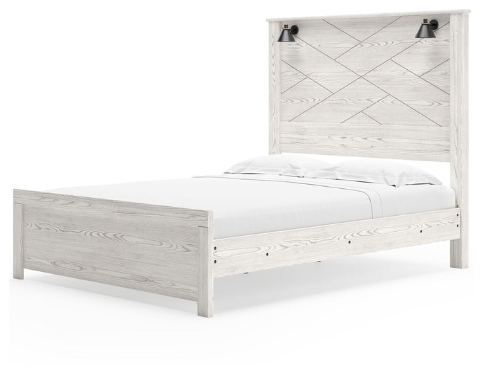 Gerridan - Panel Bed With Sconces image 4