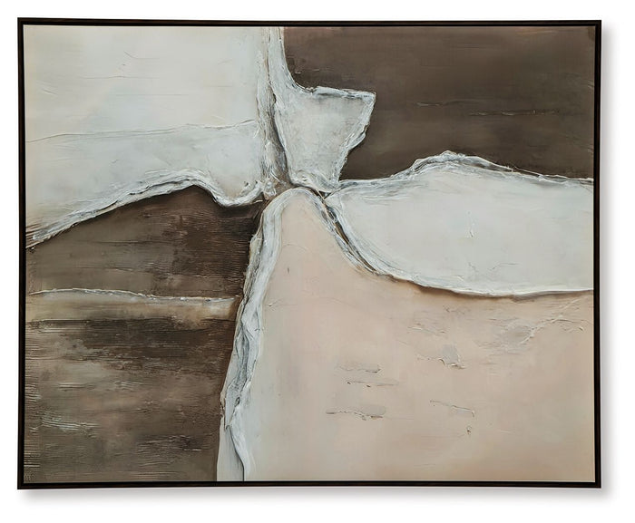 Junward - Wall Art - Brown / Tan / White image 4