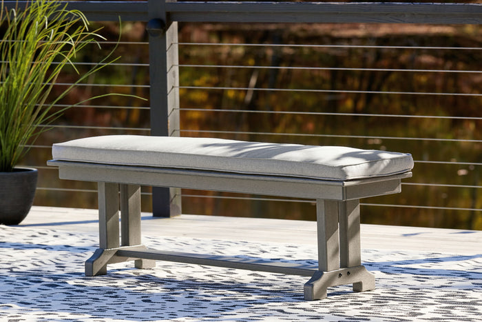 Visola - Bench with Cushion - Gray image 3