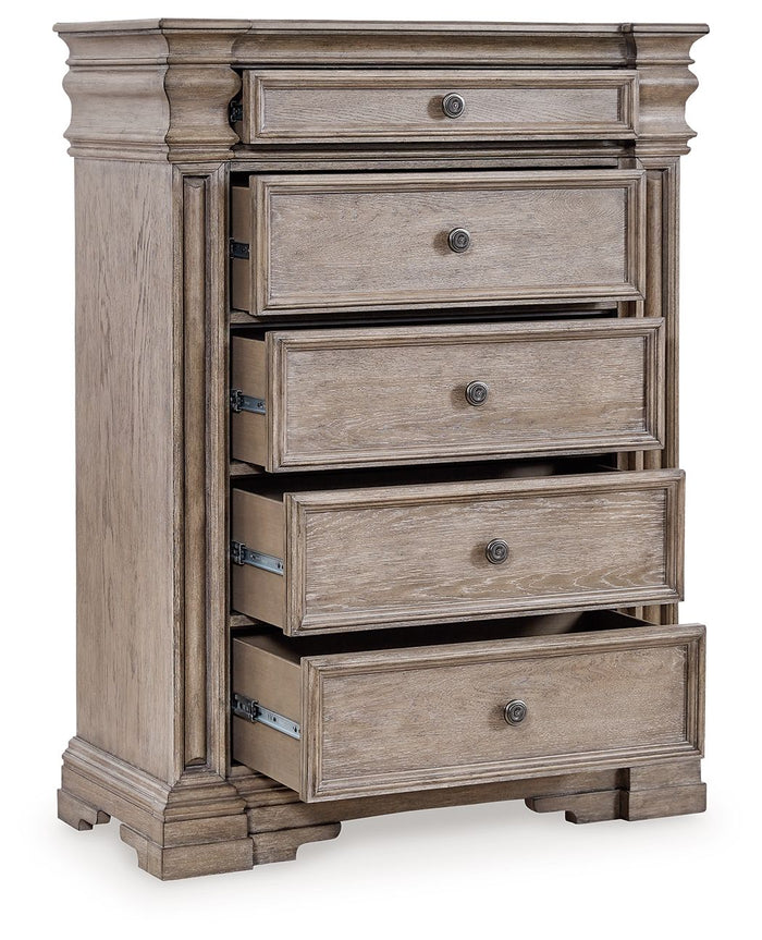Blairhurst - Five Drawer Chest - Light Grayish Brown image 4