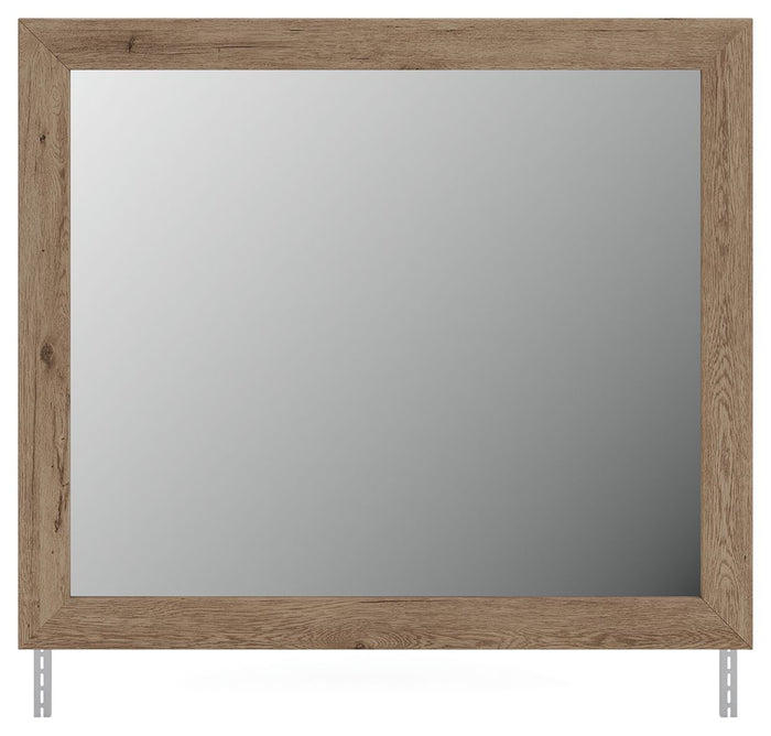 Oliandon - Bedroom Mirror - Light Brown image 2