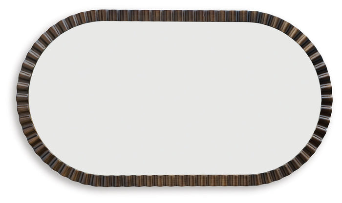 Clorington - Accent Mirror - Dark Brown image 3