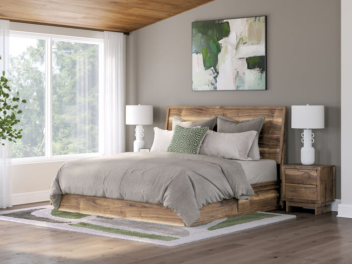 Chirason - Panel Bed With Storage image 4