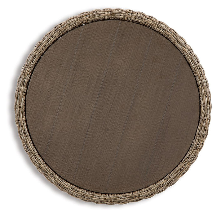 Danson - Round End Table - Beige image 3