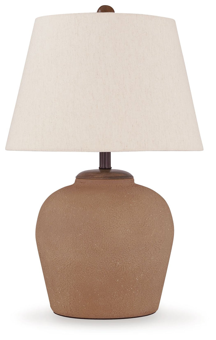 Scantor - Metal Table Lamp - Rust image 1