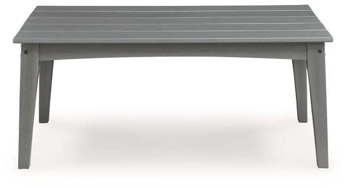 Cove Beach - Rectangular Cocktail Table - Gray image 3