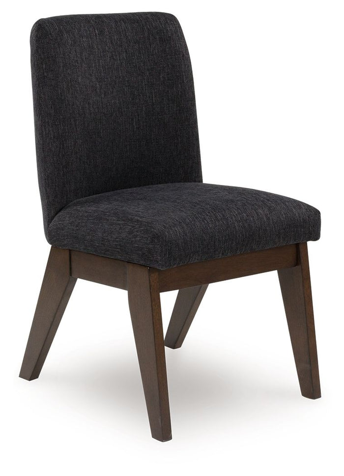 Dilenno - Dining Upholstered Side Chair (Set of 2) - Dark Brown image 1