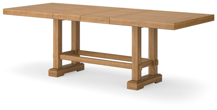 Havonplane - Rectangular Dining Room Counter Extension Table - Brown image 4