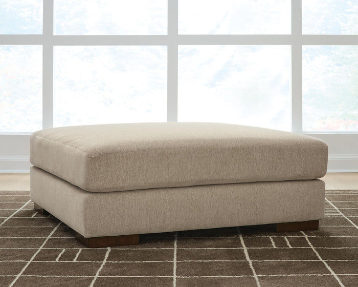 Linenhause - Oversized Accent Ottoman - Dune image 3
