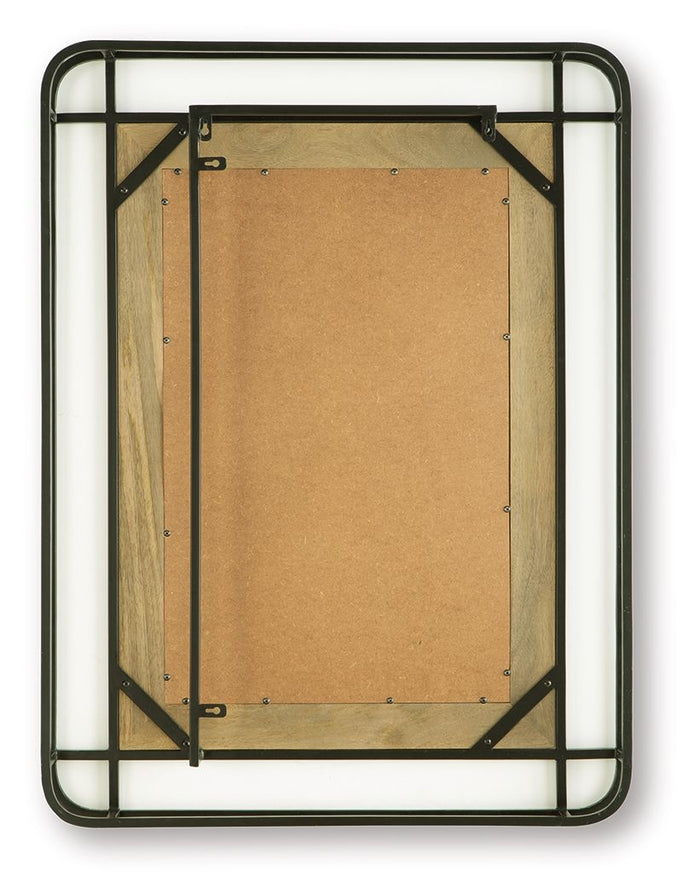 Beelman - Accent Mirror - Black / Brown image 4