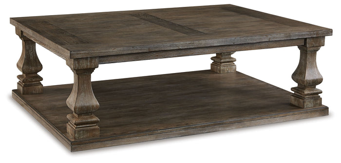 Johnelle - Rectangular Cocktail Table - Gray image 1