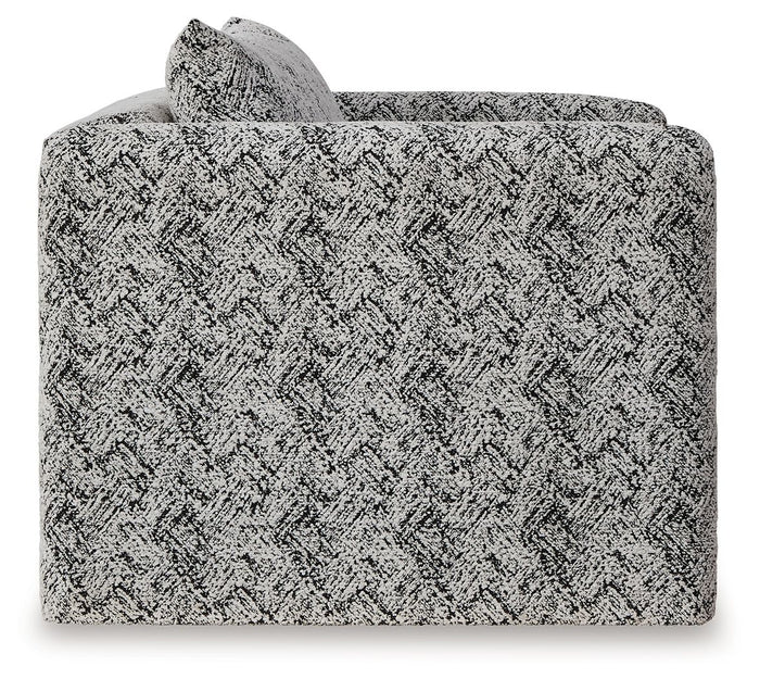Kenbell - Accent Chair - Black / White image 4