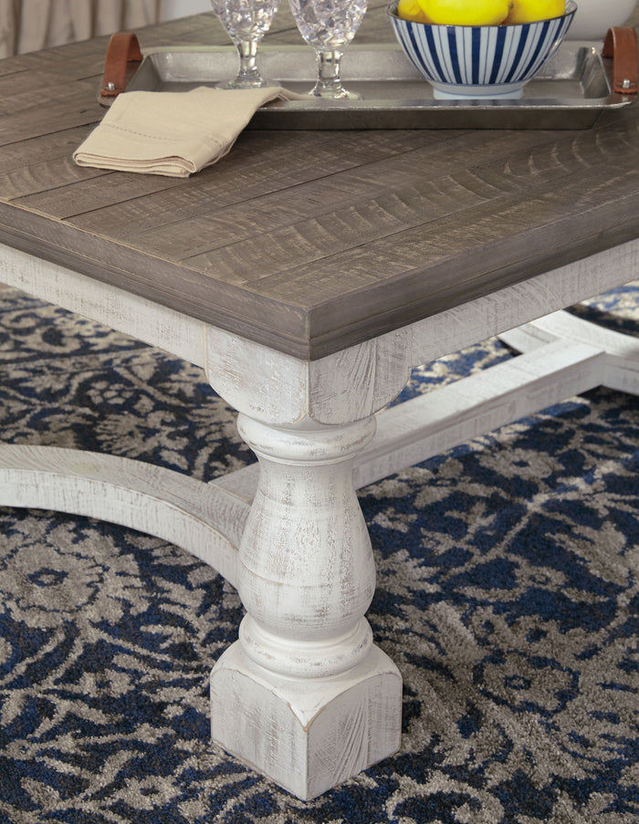 Havalance - Rectangular Cocktail Table - Gray / White image 3