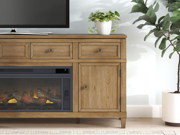 Sharlance - 81" TV Stand With Electric Fireplace image 4