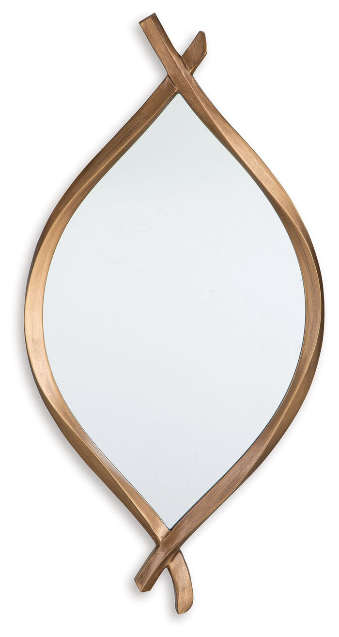 Bartner - Accent Mirror - Antique Gold Finish image 4