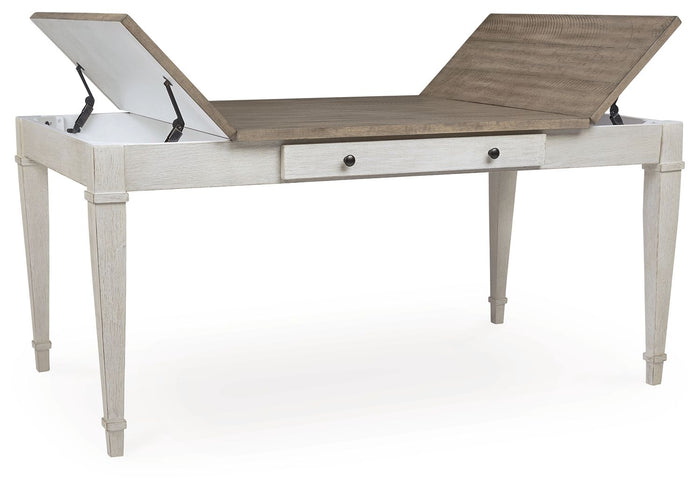Skempton - RECT DRM Table w/Storage - White image 4