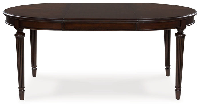 Lavinton - Oval Dining Room Extension Table - Brown image 4