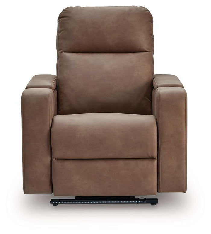 Lorrenton - Glider Power Recliner With Audio System - Caramel image 3