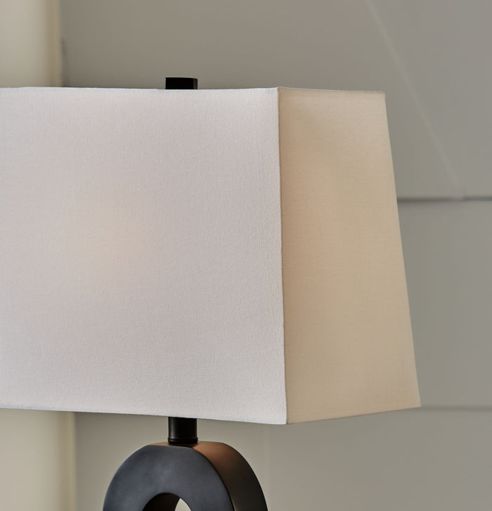 Markellton - Poly Table Lamp (Set of 2) - Black image 3