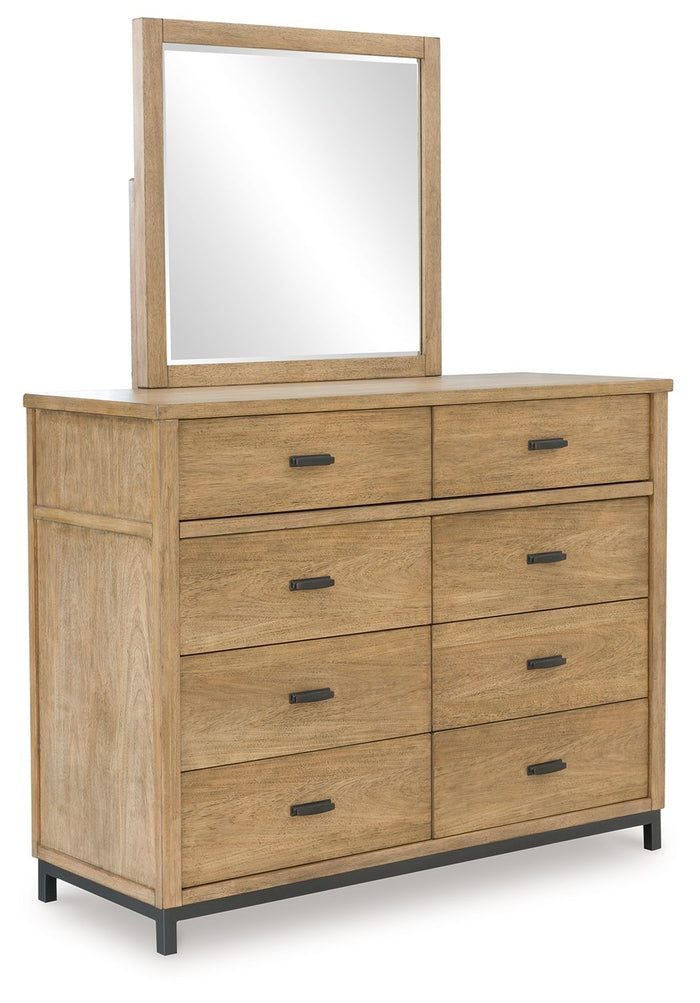 Tomtyn - Dresser And Mirror - Light Brown image 1