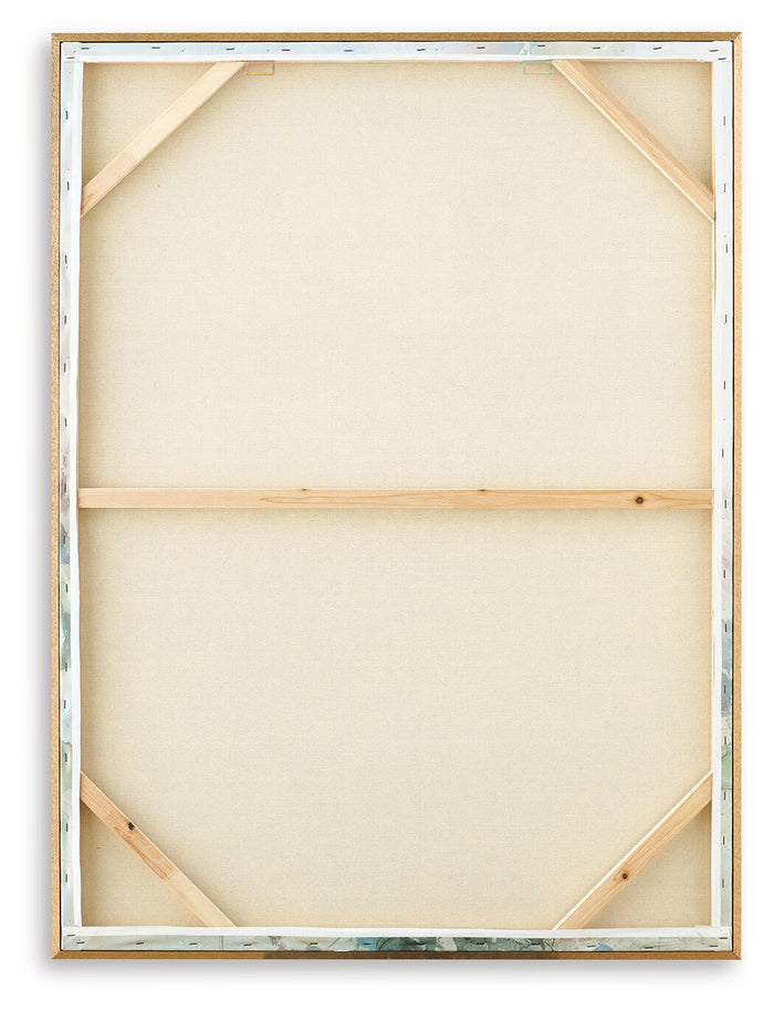 Reedster - Wall Art - Green / Blue / Yellow image 4