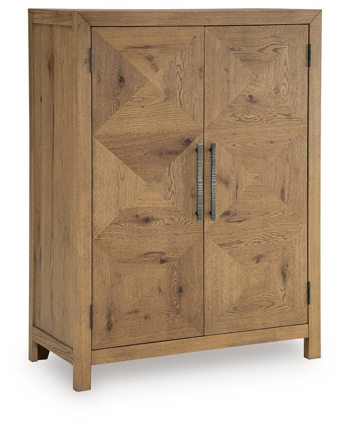 Clayburns - Bar Cabinet - Light Brown image 1