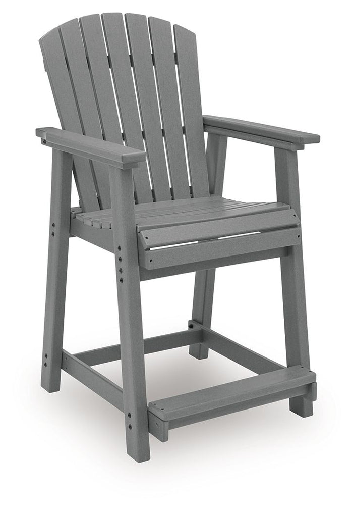 Sanctuary Beach - Barstool (Set of 2) - Dark Gray image 4