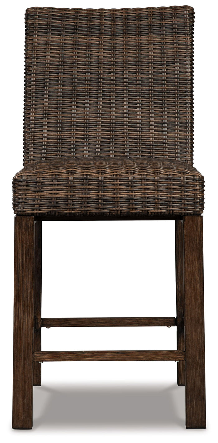 Paradise Trail - Barstool (Set of 2) - Medium Brown image 4