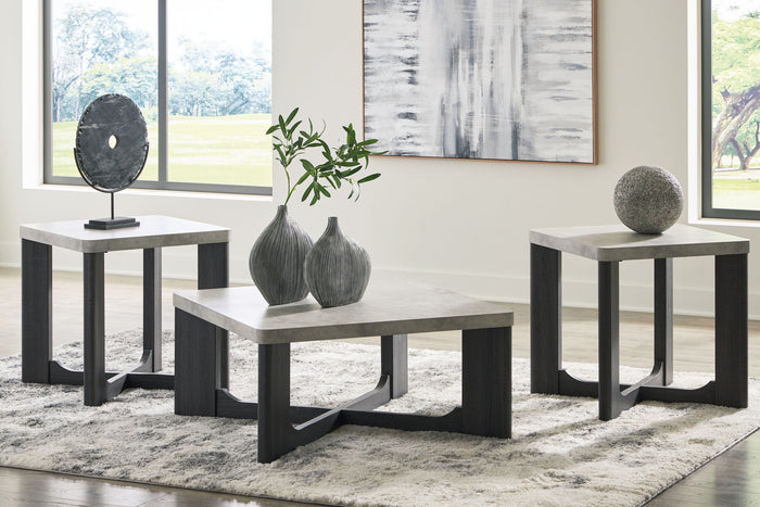 Sharstorm - Occasional Table Set (Set of 3) - Two-tone Gray image 3