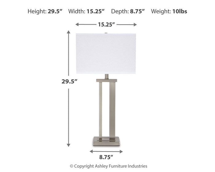 Aniela - Metal Table Lamp Set image 5