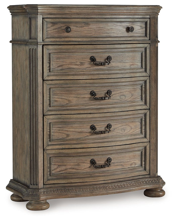 Ardenfield - Five Drawer Chest - Light Brown image 1