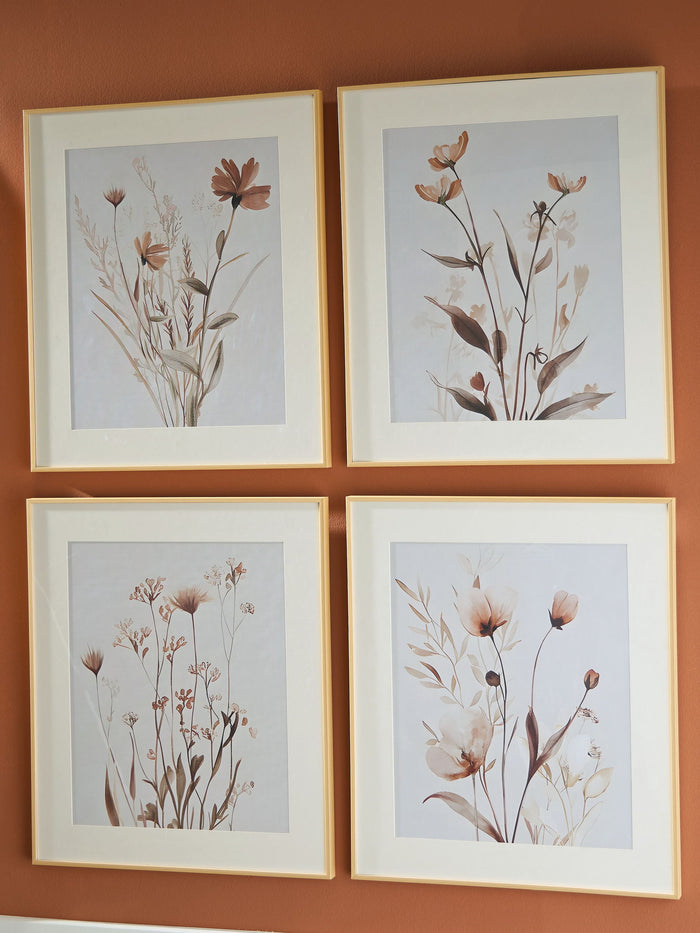 Chettings - Wall Art Set (Set of 4) - Beige / Gray / Blush image 4