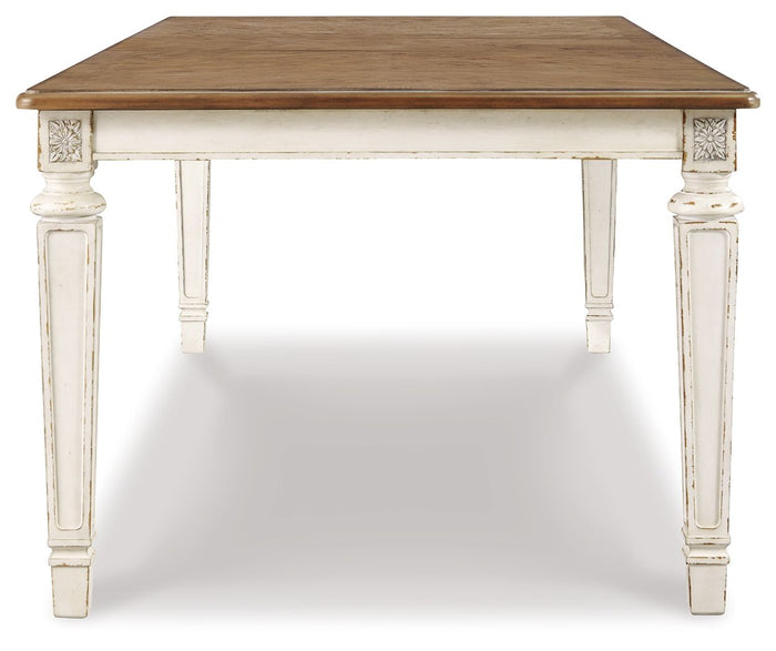 Realyn - Rectangular Dining Room Extension Table - Chipped White image 4