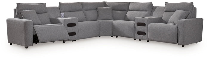 Modmax II - 7 Piece Reclining Sectional image 8